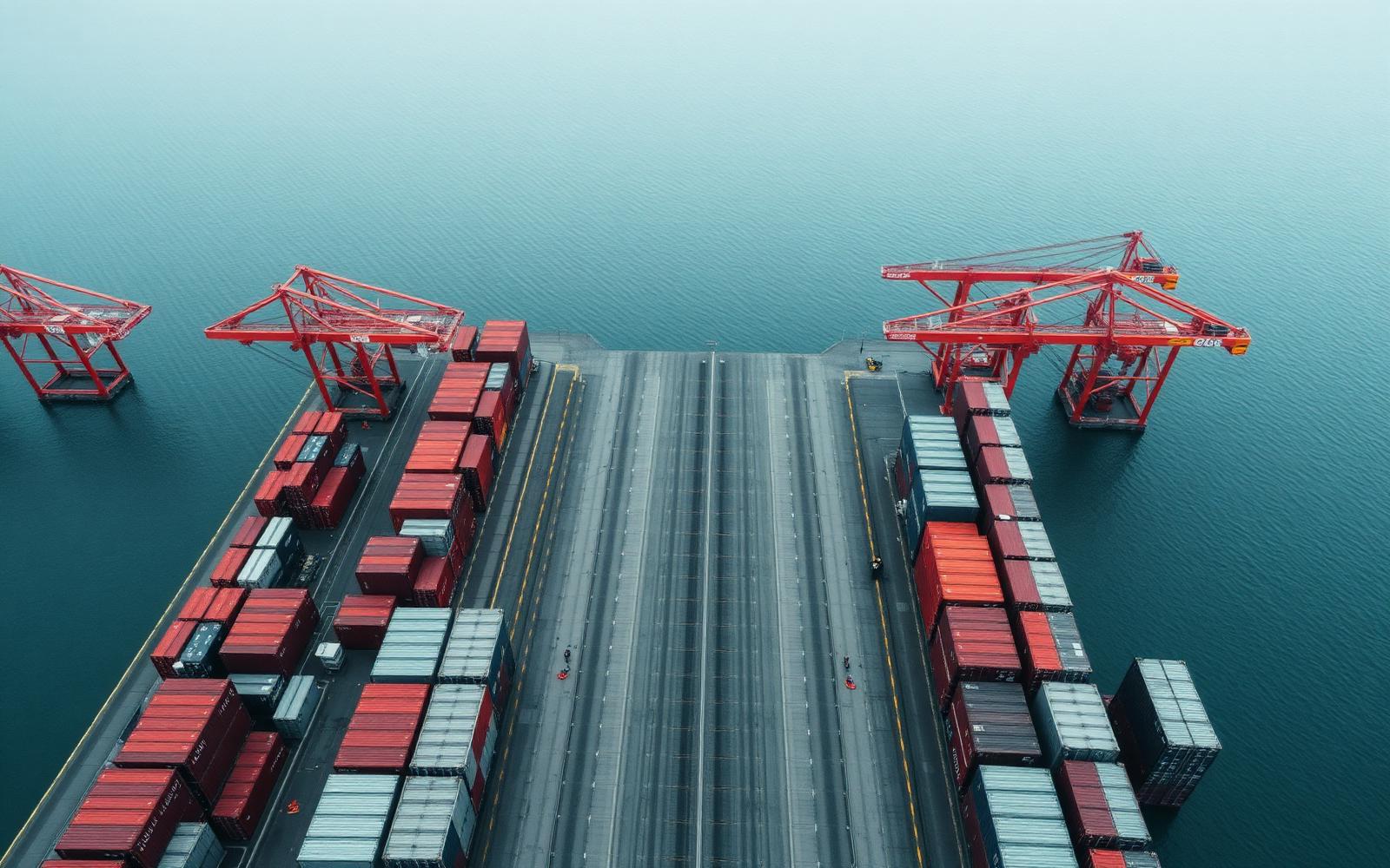International shipping port